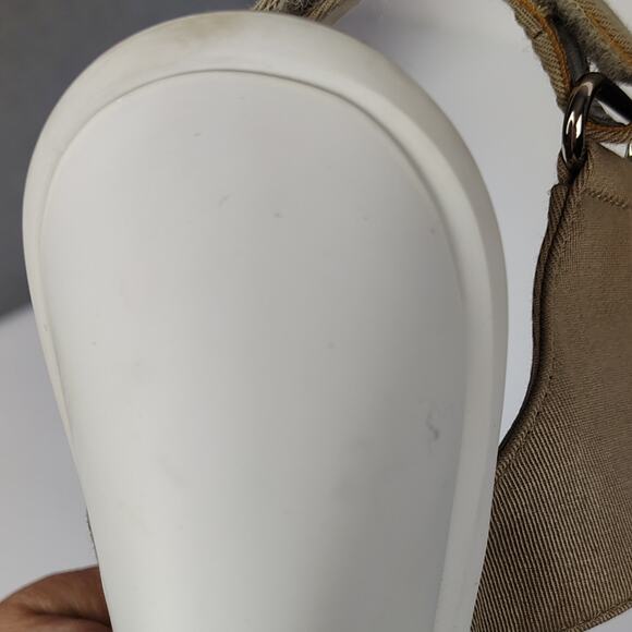 Prada Calzature Donna Kkaki Open Toe Sandal IT Size 40 - Picture 6 of 16